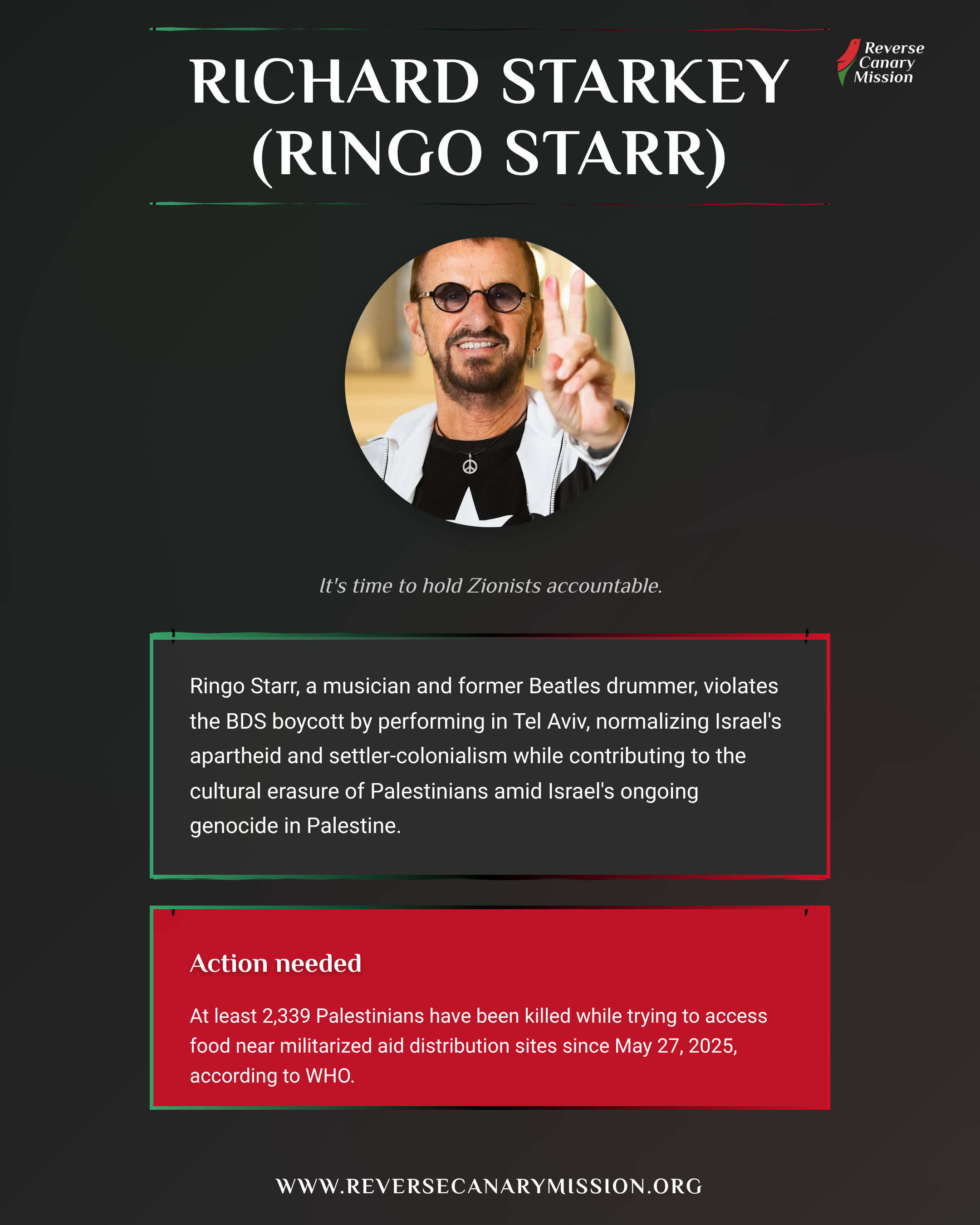 Richard Starkey (Ringo Starr) - Complicit in Apartheid | Reverse Canary ...